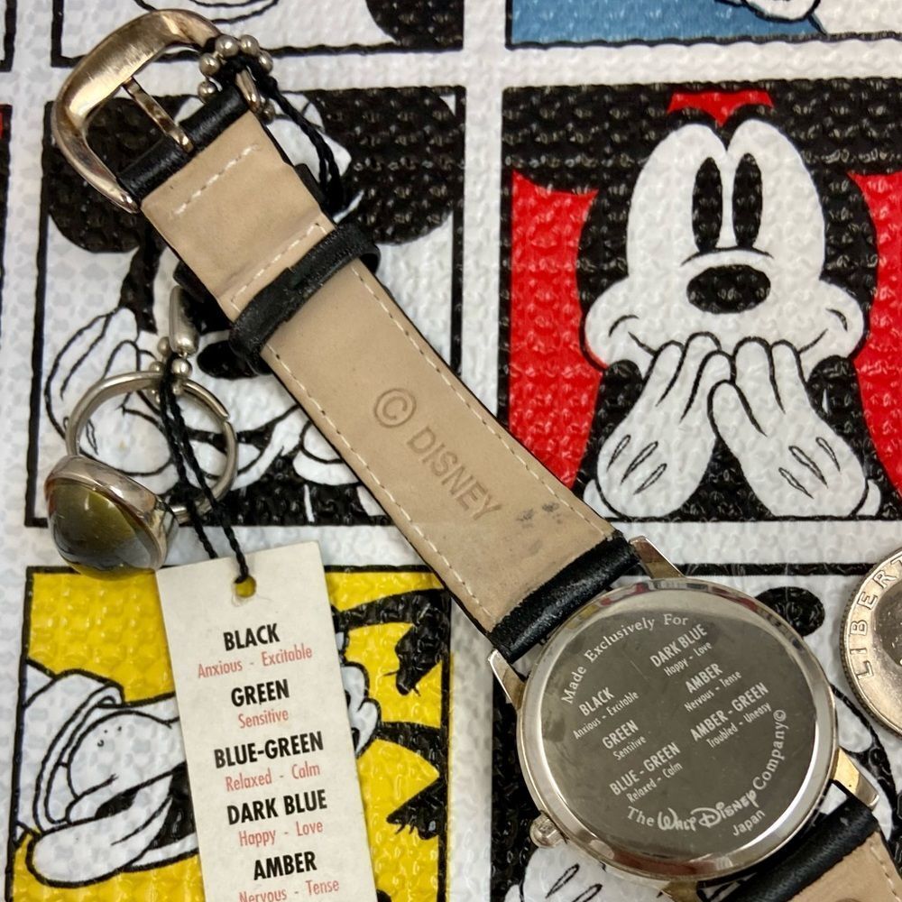 Vintage Fossil X Disney Mickey Mouse Color Changing “Mood” Watch - Picture 15 of 16